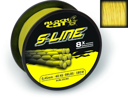 Picture of Šňůra Black Cat S-Line, 450m 0.55mm 70kg