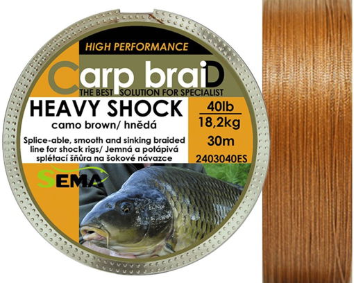 Image sur Sema Carp braiD Heavy Shock 30m, 50lbs/22.8kg