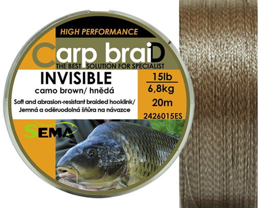 Bild von Sema Carp braiD Invisible 20m 25bs/11.4kg