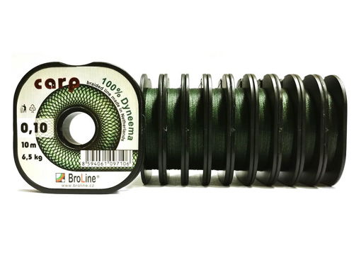 BroLine Dynema Carp zelená 10m 0.18mm 12.7kg