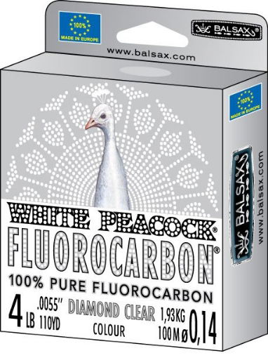 Obrázek Balsax White Peacock Fluorocarbon 50m 0.22mm