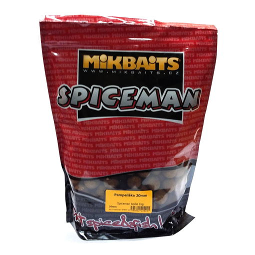 Image sur Mikbaits Spiceman Boilie 1kg Dandelion 20mm