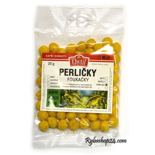 Picture of Perličky foukačky 14mm 20g, Vanilka