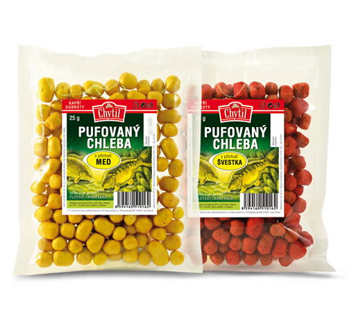 Obrázek Pufovaný chleba Chytil 25g, Med