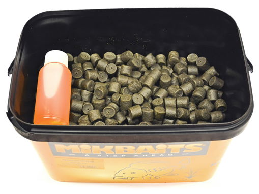 Obrázek Mikbaits Premium Halibut pelety 14mm,2.5kg+Los.Oil