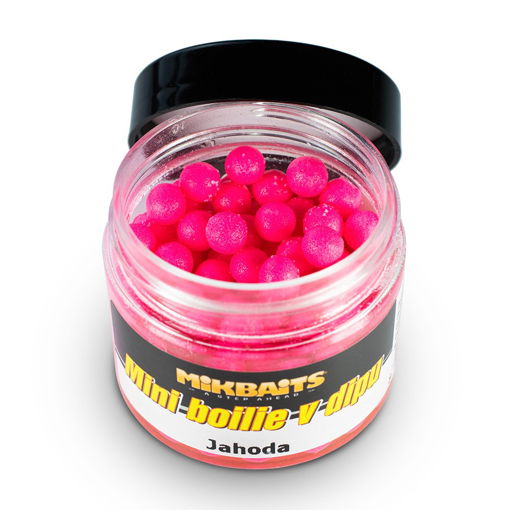 Bild von Mikbaits Mini Boilie in Dip 50ml Strawberry