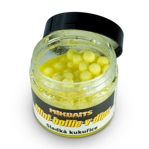 Bild von Mikbaits Mini Boilie in Dip 50ml Sweet Corn