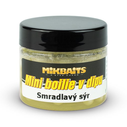 Bild von Mikbaits Mini Boilie in Dip 50ml Stinky Cheese