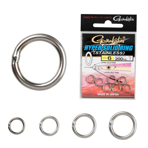 Bild von Gamakatsu Hyper Solid Ring, vel.5 167kg (8ks)