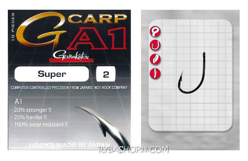 Image sur Gamakatsu A1 G-Carp Super Hook, vel.2