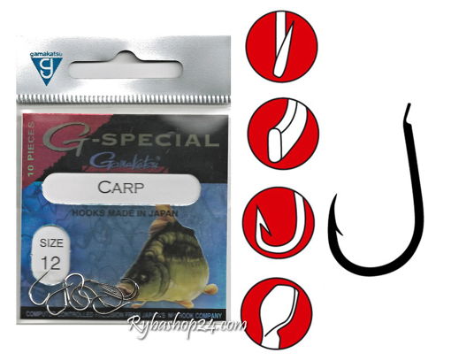 Obrázek Gamakatsu G-Special Carp, vel.12