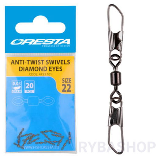 Image sur CRESTA Feeder Swivel Double Snap, #16