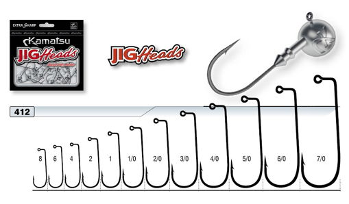 Image sur Jig hlavička Kamatsu Extra #4/0, 5.0g 4.8cm