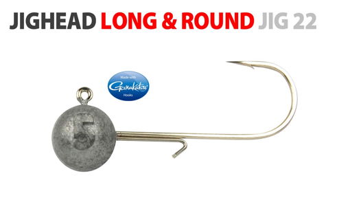 Bild von Spro Long & Round Jighead #5/0 14g 5.5cm 4ks