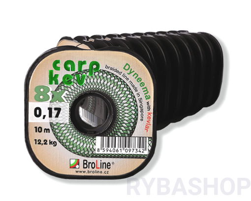 Bild von BroLine Carp Kev 8x 10m, 0.09mm 5,6kg