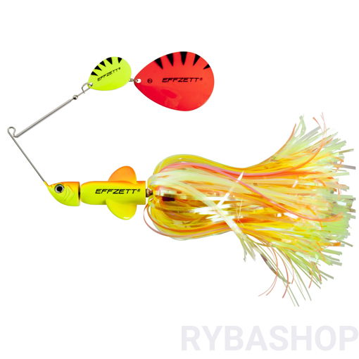 Image sur Effzett Pike Rattlin' Spinnerbait 17cm, Fluo Y/Or.