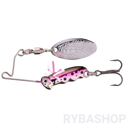 Bild von SPRO Larva Micro Spinnerbait 4cm, Rainbow Trout