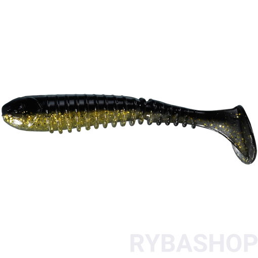 Berkley Flex Rib Shad Clear Gold