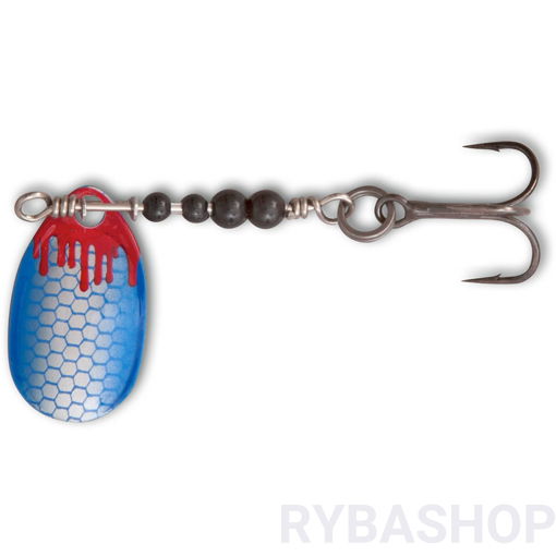 Bild von Třpytka Magic Trout Bloody UL Spinner, silver/blue