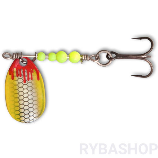 Bild von Třpytka Magic Trout Bloody UL Spinner,pearl/yellow