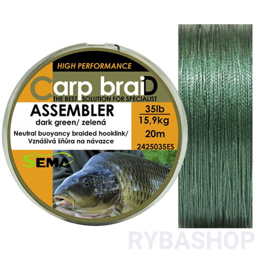 Bild von Sema Carp braiD Assembler 20m 25lbs