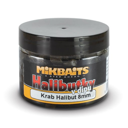 Bild von Halibutky v dipu 150ml Krab Halibut 8mm