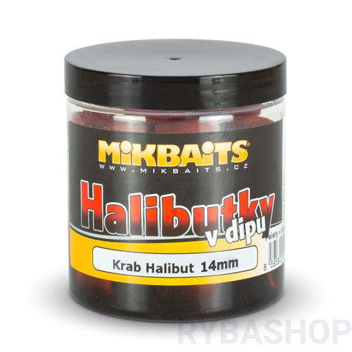 Image sur Halibutky v dipu 250ml, Krab Halibut 14mm