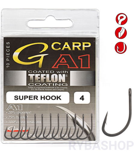 Gamakatsu A1 G-Carp Super Hook PTFE