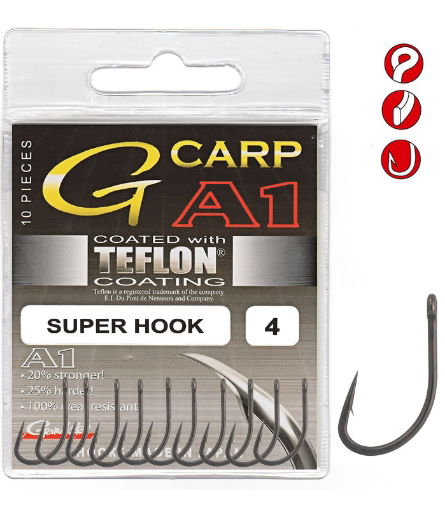 Gamakatsu G-Carp A1 PTFE Super Hook #4