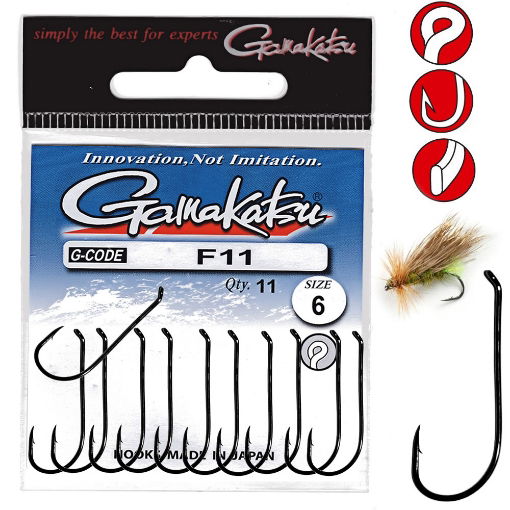 Gamakatsu F11 Hook #10 12ks