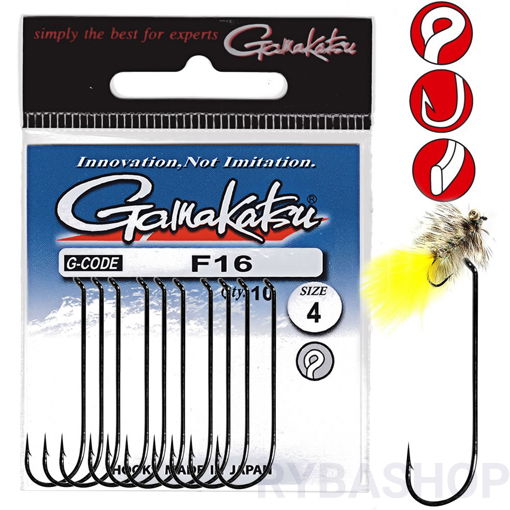 Gamakatsu F16 Hook #6 10ks