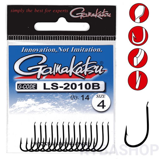 Gamakatsu LS-2010B Hook #4 14pcs