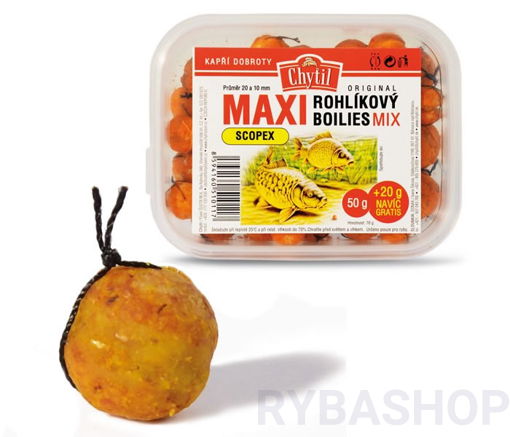 Bild von Rohlíkový boilies MAXI Mix 20mm, Amur