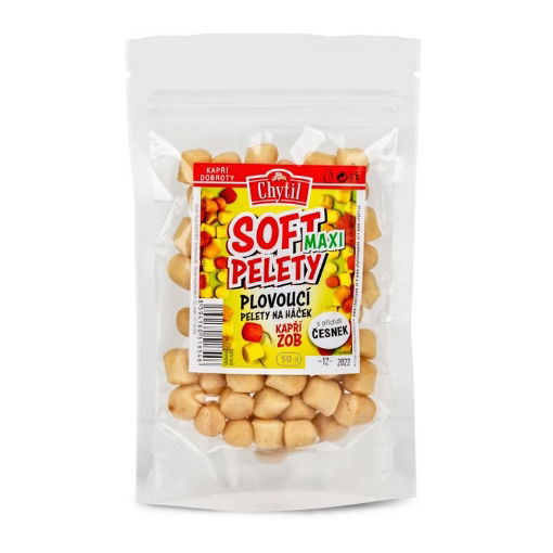 Bild von Soft Pelety Maxi plovoucí 50g Česnek