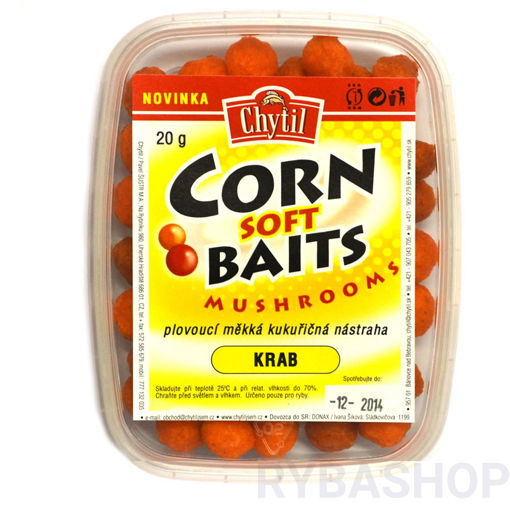 Bild von Corn Soft Baits mushrooms 20g, Krab 