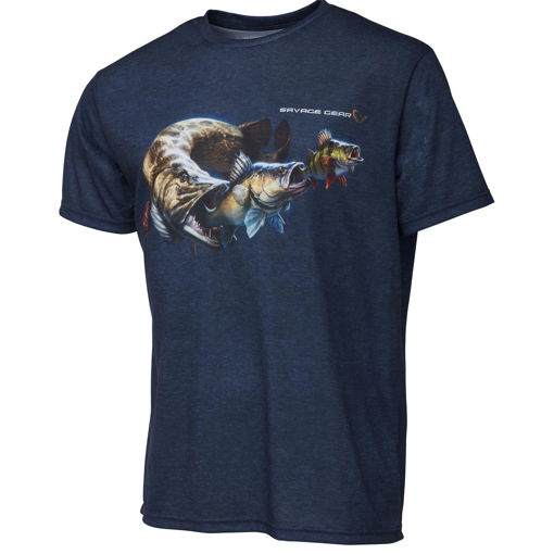 Bild von Tričko Savage Gear Cannibal Tee Blue #M