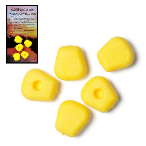 Enterprise Tackle Mega Popup Sweetcorn Yellow Unflavoured