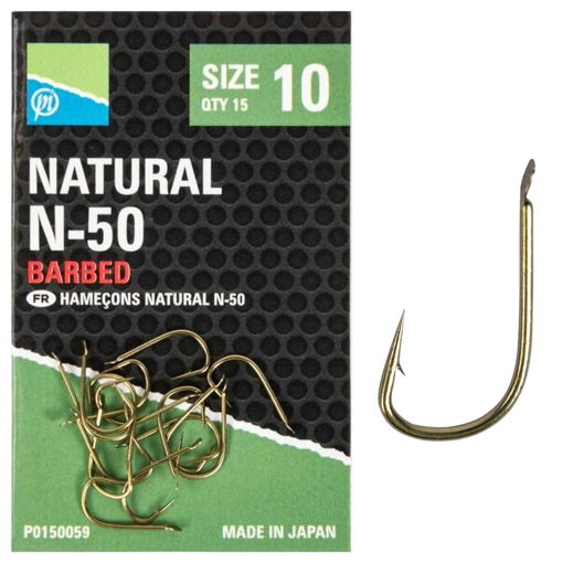 Image sur Preston Innovations Natural N-50 Hooks #16 15pcs