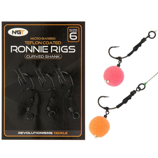 Picture of Montáž NGT Micro Barbed Ronnie Rigs #6 (3ks)