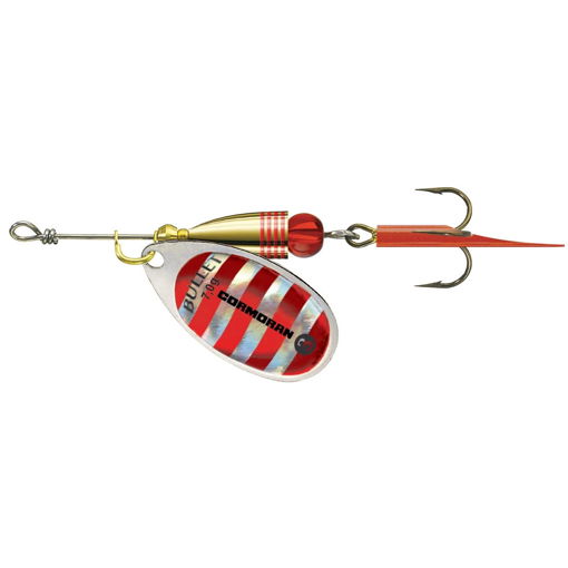 Bild von Cormoran Bullet #1 3g silver/red stripes