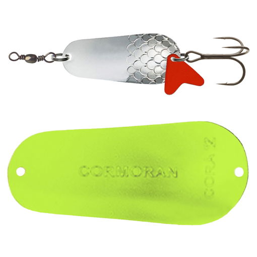 Image sur Cormoran CORA-Z 30g/67mm silver/chartreuse