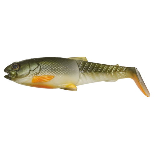 Bild von SG Craft Cannibal Paddletail 8.5cm Olive Hot Orange