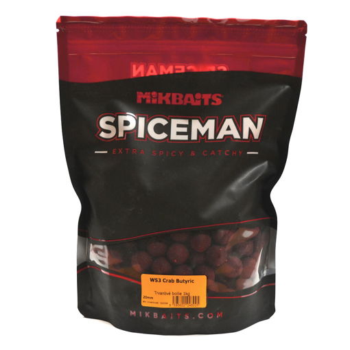 Image sur Spiceman Boilie WS3 Crab Butyric 1kg 20mm