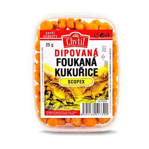 Bild von Dipovaná foukaná kukuřice 25g Scopex