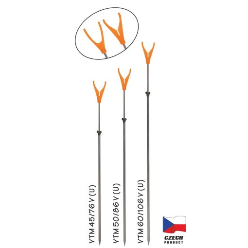 Bild von Vidlička teleskopická VTM 50/86cm "V" oranžová