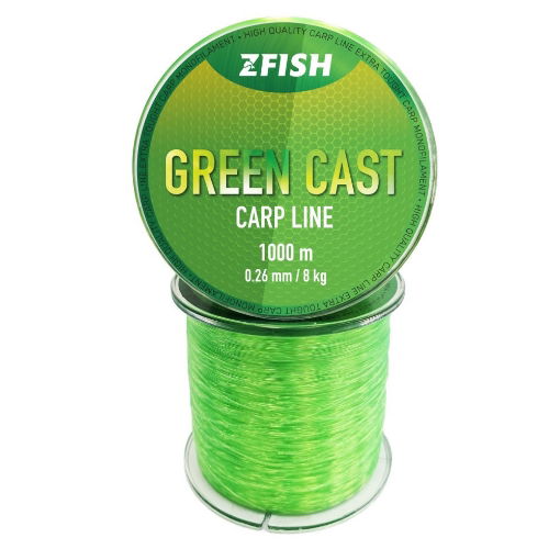 Bild von Zfish Green Cast Carp Line 1000m 0.26mm 8.0kg