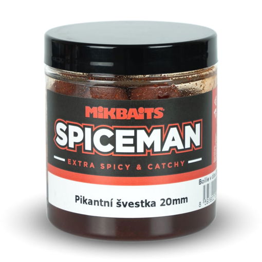 Image sur Spiceman boilie v dipu 250ml Pikantní švestka 20mm