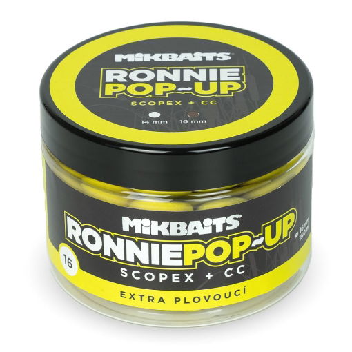 Bild von Mikbaits Ronnie Pop-Up 150ml Scopex + CC 16mm