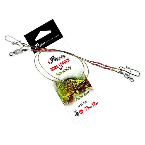 Lanko FilFishing Wire Leader Super Soft 25cm 15kg