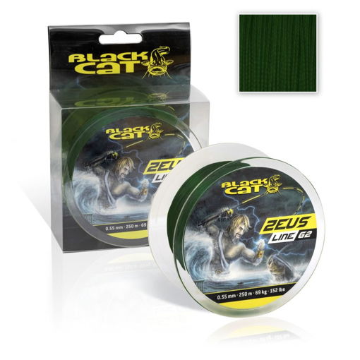 Bild von Black Cat Zeus Line G2 Green 250m 0.38mm 37kg